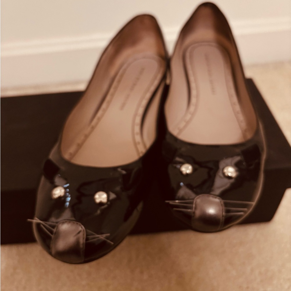 Charming Black Cat Flats
